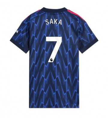Arsenal Bukayo Saka #7 Seconda Maglia Femmina 2025-26 Manica Corta